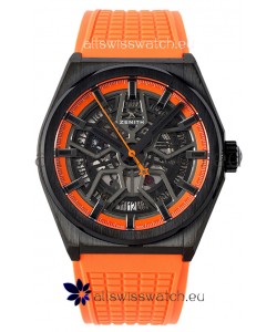 Zenith Defy Classic Skeleton 41MM Black Ceramic Men's Swiss Replica Watch