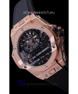 Hublot Big Bang MP-11 Power Reserve 3D Gold Carbon Replica Watch