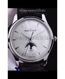 Jaeger LeCoultre Master Ultra Thin Moon Stainless Steel 1:1 Mirror Replica Watch 