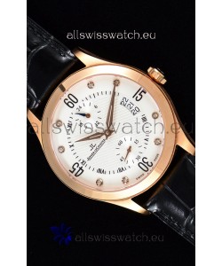 Jaeger LeCoultre Master Control Rose Gold Swiss Replica Watch 