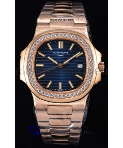 Patek Philippe Nautilus 5711/1R 1:1 Mirror Watch - Rounded Diamonds Bezel