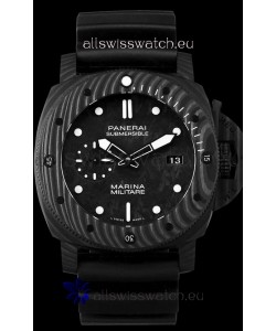 Panerai Submersible Marina Militare Carbotech 47MM 1:1 Mirror Swiss Watch 