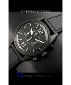 Bell and Ross BR126 Vintage Swiss Quartz Watch in PVD Casing