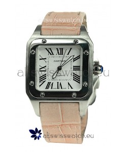Cartier Santos 100 Mid Sized Swiss Replica Watch