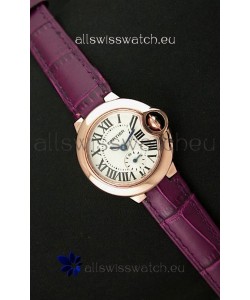 Cartier Swiss Ladies Replica Watch in Rose Gold Casing