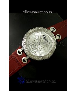 Chopard Xtravaganza Ladies Japanese Replica Watch in Silver Dial