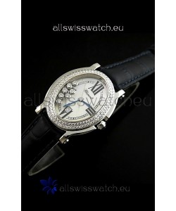 Chopard Happy Sport Swiss Replica Watch in Black Strap