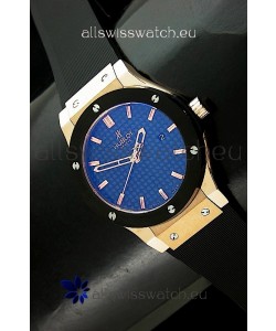 Hublot Fusion Bang in Rose Gold Casing with Black Carbon Dial