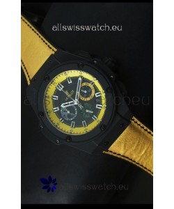 Hublot Big Bang Yellow Skeleton Swiss Quartz Watch 45MM