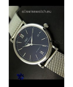 IWC Schaffhausen Swiss Replica Watch in Mesh Steel Strap