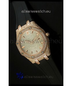 Audemars Piguet Royal Oak LADY Replica Watch in Diamonds Dial Edition