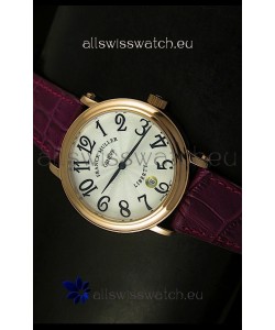 Franck Muller Master of Complications Liberty Japanese Watch Maroon Strap