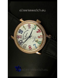 Franck Muller Master of Complications Liberty Japanese Watch in Black Strap
