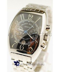 Franck Muller Casablanca Chronograph Swiss Watch in Black Dial
