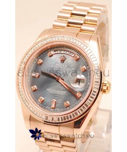 Rolex Day Date II Rose Gold Japanese Replica Watch