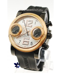Graham Swordfish Japanese Replica Watch in White Dial