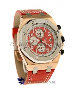 Audemars Piguet Royal Oak Offshore Limited Edition SingaporeGP 2008 Japanese Watch in Red Dial