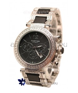 Cartier Pasha Seatimer Swiss Replica Diamonds Watch