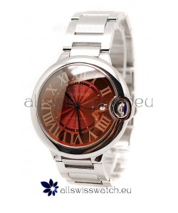 Ballon De Cartier Swiss Replica Watch in Brown Dial