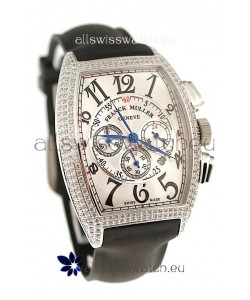 Franck Muller Master of Complications Swiss Replica Watch in Diamond Bezel