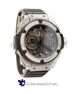 Hublot Gold Big Bang King Power Diamond Swiss Replica Watch