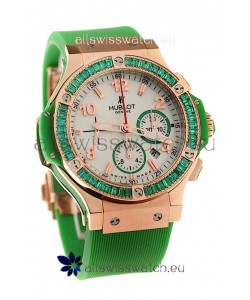 Hublot Gold Big Bang Tutti Frutti Apple Swiss Replica Watch
