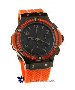 Hublot Black Big Bang Orange Tutti Fruitti Swiss Replica Watch