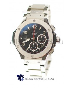 Hublot Big Bang Swiss Watch in Stainless Steel Strap