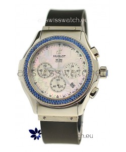 Hublot MDM Chronograph Swiss Replica Watch in Steel Case
