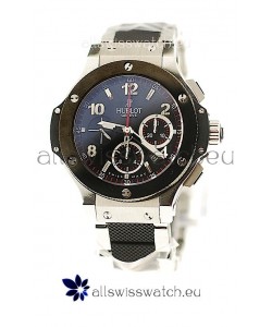 Hublot Big Bang Swiss Replica Watch in Steel/Rubber Strap