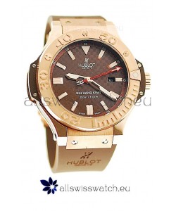 Hublot Big Bang King Swiss Replica Watch in Brown Carbon Dial