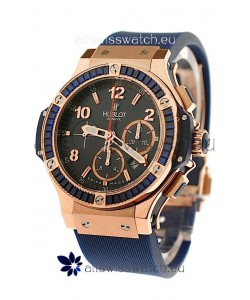 Hublot Big Bang Dark Blue Tutti Fruitti Watch in Purple Diamonds