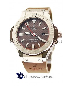 Hublot Big Bang King Swiss Watch in Steel Case Palladium Coated Bezel