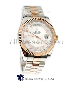Rolex Day Date Two Tone Swiss Replica Watch