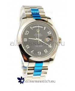 Rolex Day Date II Silver Japanese Replica Watch
