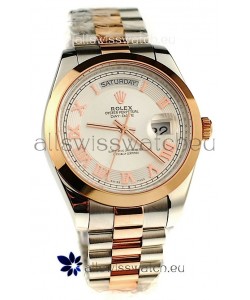 Rolex Day Date Two Tone Swiss Replica Watch 