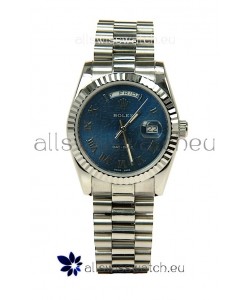 Rolex Day Date-Silver Swiss Replica Watch