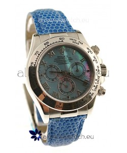 Rolex Daytona Cosmograph Swiss Replica Watch in Blue Pearl Dial