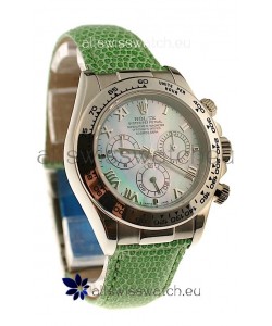 Rolex Daytona Cosmograph Swiss Replica Watch in Green Pearl Dial