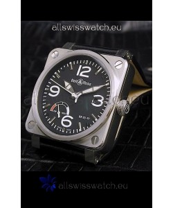 Bell and Ross BR013 97 Power Reserve Swiss Replica Watch in Black Dial