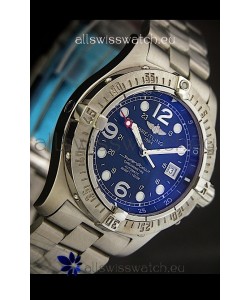 Breitling Superocean Swiss Replica Watch Steelfish in Blue Dial
