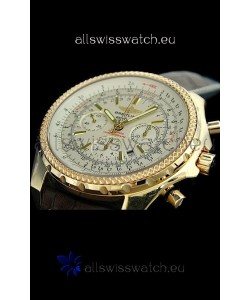 Breitling Bentley Swiss Replica Watch in White Dial