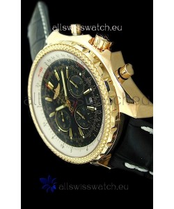 Breitling Bentley Swiss Replica Watch in Black Dial