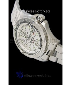 Breitling Superocean Steelfish Swiss Replica Watch in White Dial