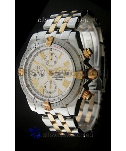 Breitling Chronomat Evolution Swiss Replica Watch in White Dial