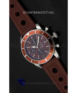 Breitling Superocean Swiss Replica Watch in Brown Dial