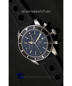Breitling Superocean Swiss Replica Watch in Black Dial
