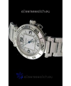 Cartier Pasha de Swiss Replica Watch in White Dial