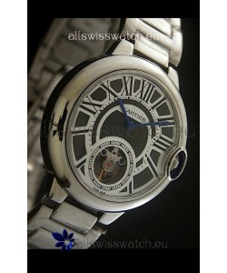 Cartier Ballon de Japanese Replica Watch in Black layerd Dial