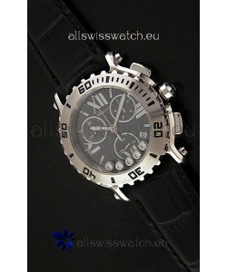 Chopard Happy Sport Swiss Replica Watch in Black Strap